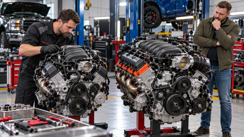 Hemi 5.7 чи 6.4 — порівняння двигунів