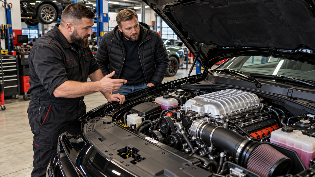 Обслуговування двигуна Hemi 6.2 Hellcat
